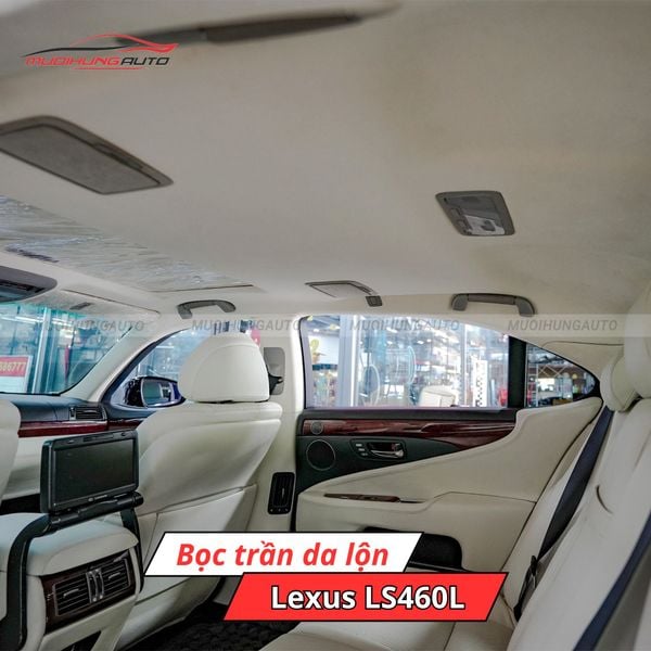 Bọc Trần Da Lộn Ô Tô Lexus LS460L