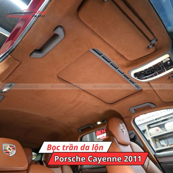 Bọc Trần Da Lộn Ô Tô Porsche Cayenne 2011