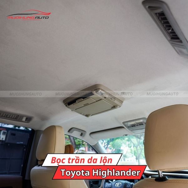 Bọc Trần Da Lộn Ô Tô Toyota Highlander