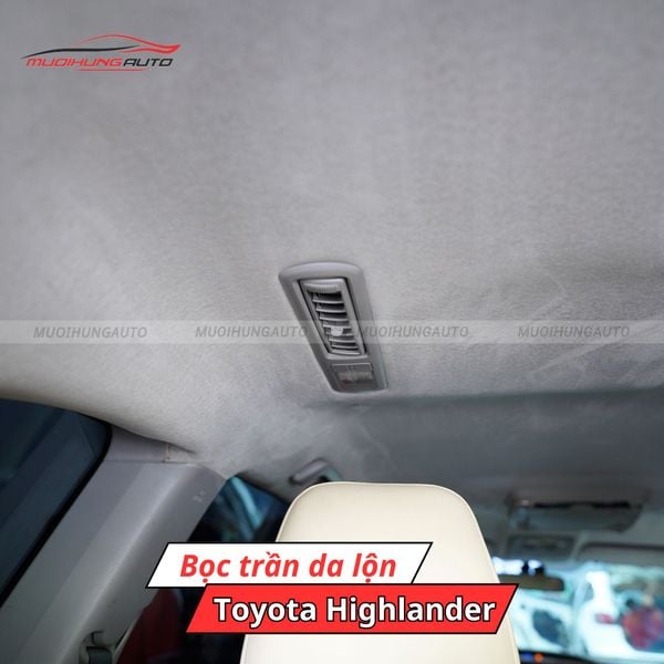 Bọc Trần Da Lộn Ô Tô Toyota Highlander