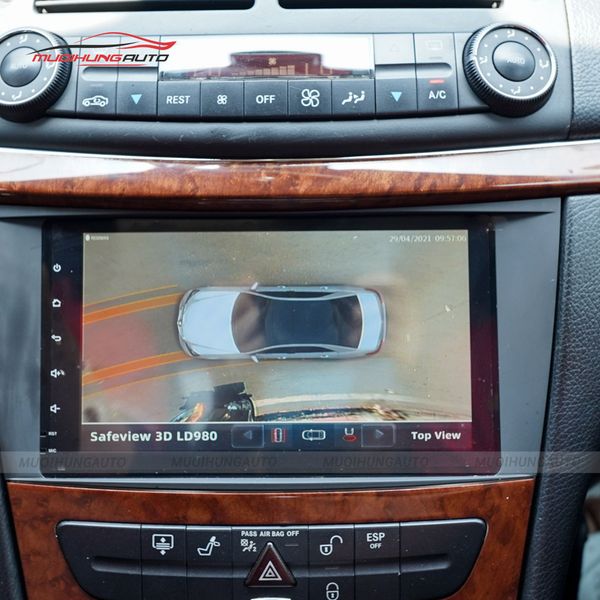 Camera 360 Độ Ô Tô Mercedes C200 2009