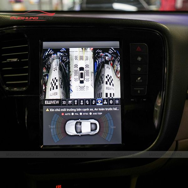 Camera 360 Độ Ô Tô Mitsubishi Outlander 2020