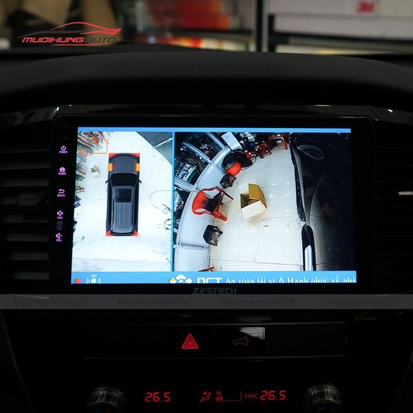 Camera 360 Độ Ô Tô Mitsubishi Pajero Sport