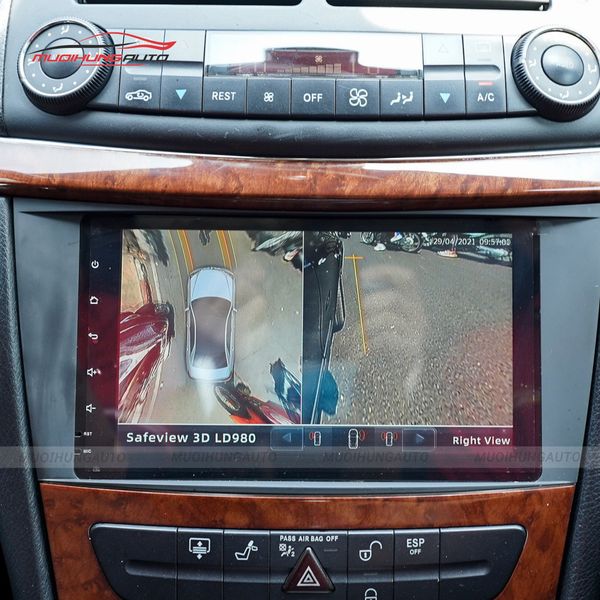 Camera 360 Độ Ô Tô Mercedes C200 2009