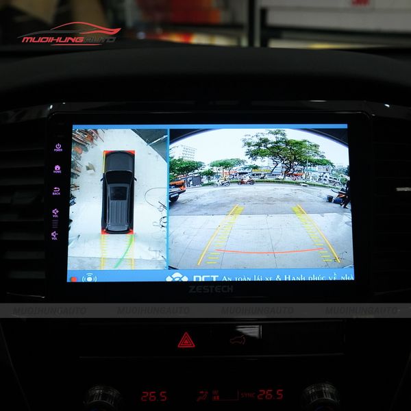 Camera 360 Độ Ô Tô Mitsubishi Pajero Sport
