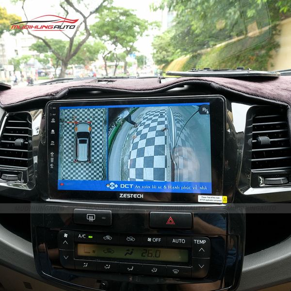 Camera 360 Độ Ô Tô Toyota Fortuner 2010