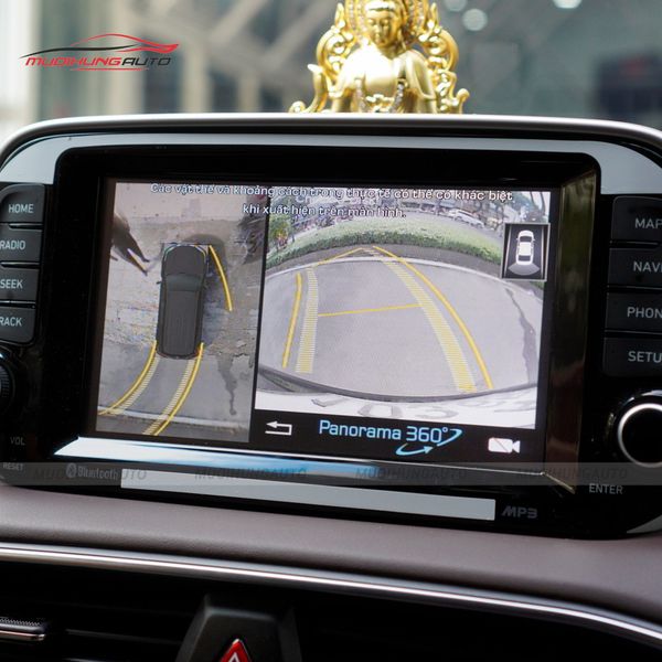 Camera 360 Độ Ô Tô Hyundai Santafe 2019