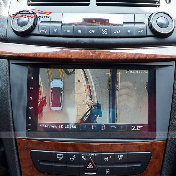 Camera 360 Độ Ô Tô Mercedes C200 2009