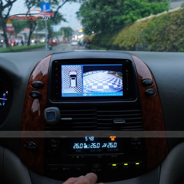 Camera 360 Độ Ô Tô Toyota Sienna 2008