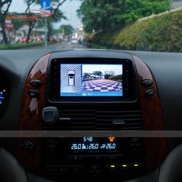 Camera 360 Độ Ô Tô Toyota Sienna 2008
