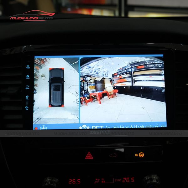 Camera 360 Độ Ô Tô Mitsubishi Pajero Sport