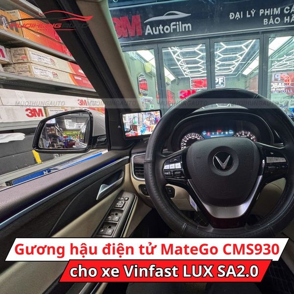 Gương Hậu Điện Tử MateGo CMS930 Cho Xe Vinfast LUX SA2.0