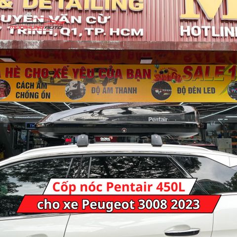 Cốp nóc Pentair 450L cho xe Peugeot 3008 2023