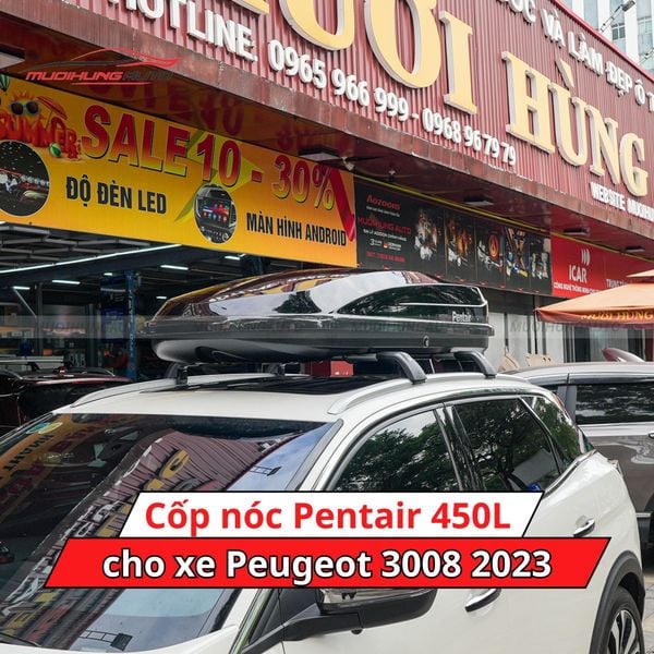 Cốp Nóc Pentair 450L Cho Xe Peugeot 3008 2023