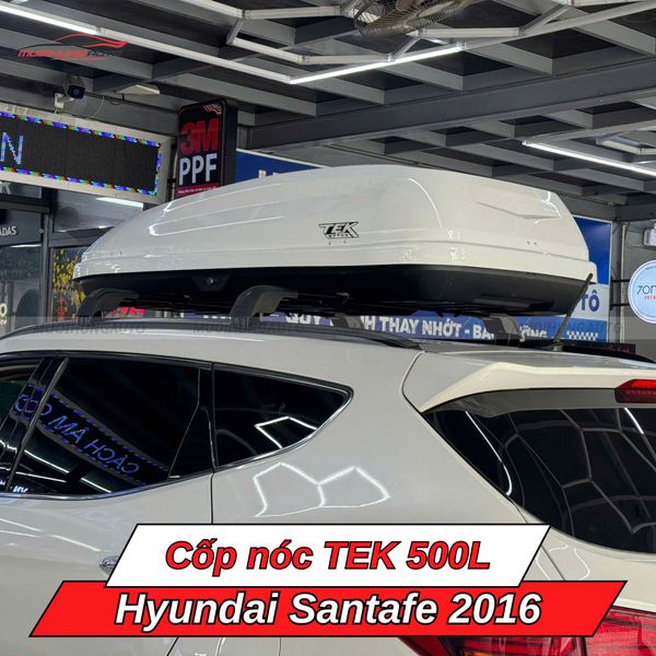 Cốp Nóc TEK 500L Cho Xe Hyundai Santafe 2016
