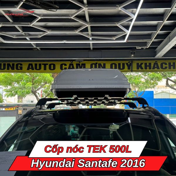 Cốp Nóc TEK 500L Cho Xe Hyundai Santafe 2016