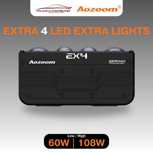 Đèn Gầm Trợ Sáng Aozoom EXTRA 4 LED EXTRA LIGHTS