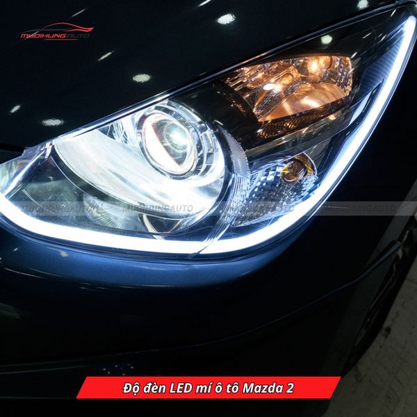 Độ Đèn LED Mí Ô Tô Mazda 2