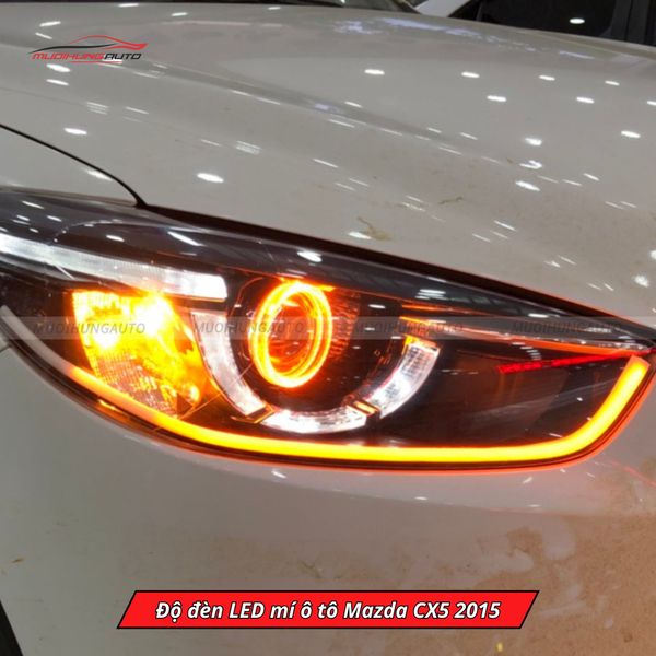 Độ Đèn LED Mí Ô Tô Mazda CX5 2015