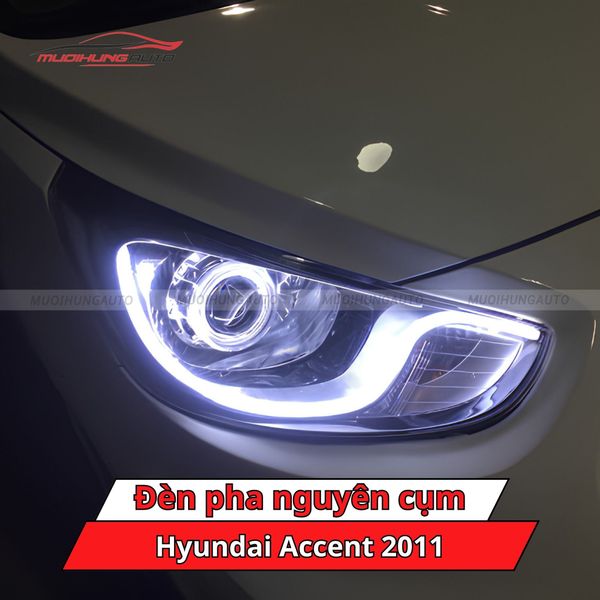 Đèn Pha Nguyên Cụm Hyundai Accent 2011