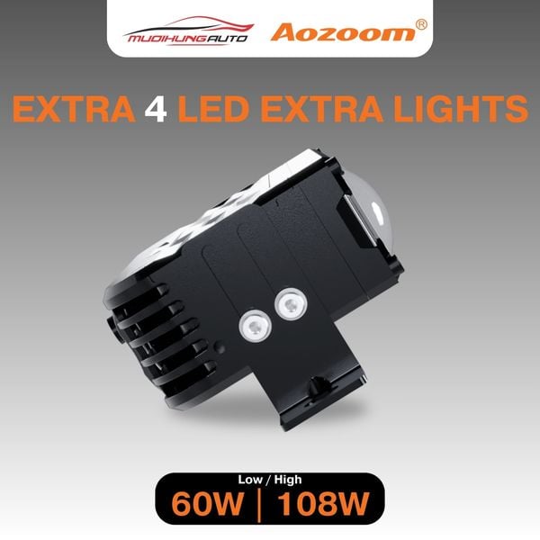 Đèn Gầm Trợ Sáng Aozoom EXTRA 4 LED EXTRA LIGHTS