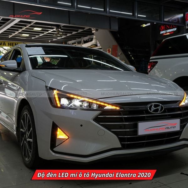 Độ Đèn LED Mí Ô Tô Hyundai Elantra 2020