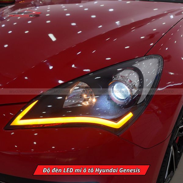 Độ Đèn LED Mí Ô Tô Hyundai Genesis