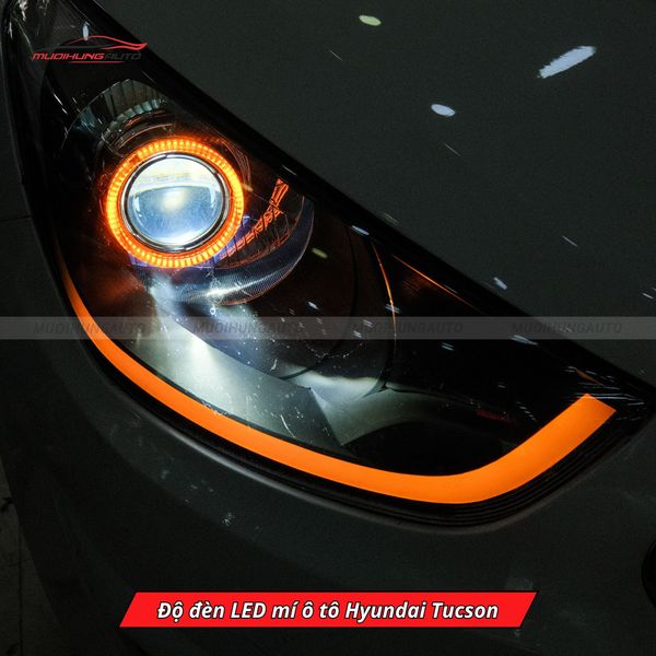 Độ Đèn LED Mí Ô Tô Hyundai Tucson
