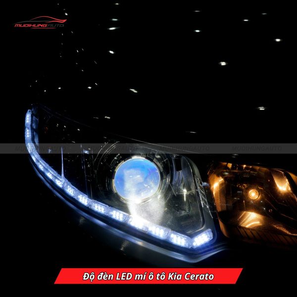 Độ Đèn LED Mí Ô Tô Kia Cerato