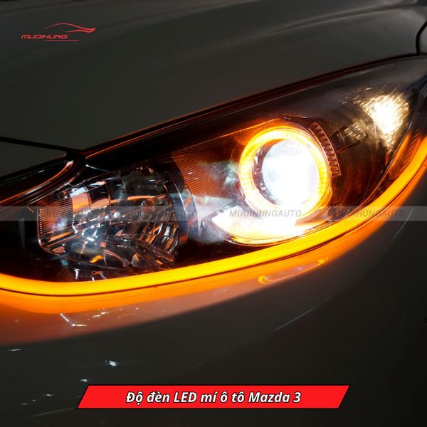 Độ Đèn LED Mí Ô Tô Mazda 3
