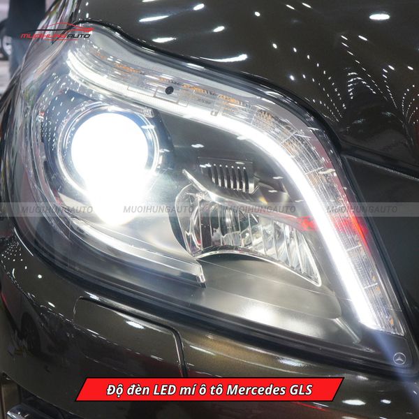 Độ Đèn LED Mí Ô Tô Mercedes GLS
