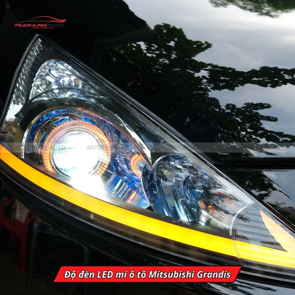 Độ Đèn LED Mí Ô Tô Mitsubishi Grandis