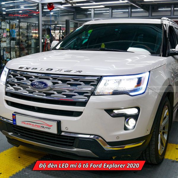 Độ Đèn LED Mí Ô Tô Ford Explorer 2020