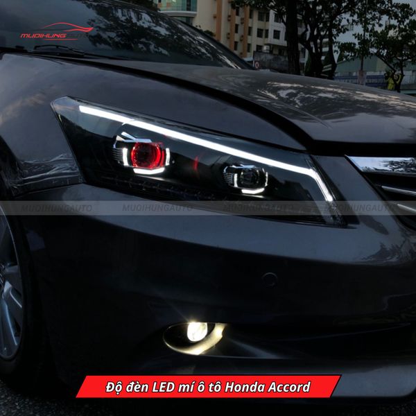 Độ Đèn LED Mí Ô Tô Honda Accord