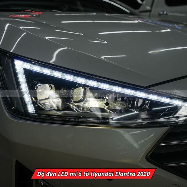 Độ Đèn LED Mí Ô Tô Hyundai Elantra 2020