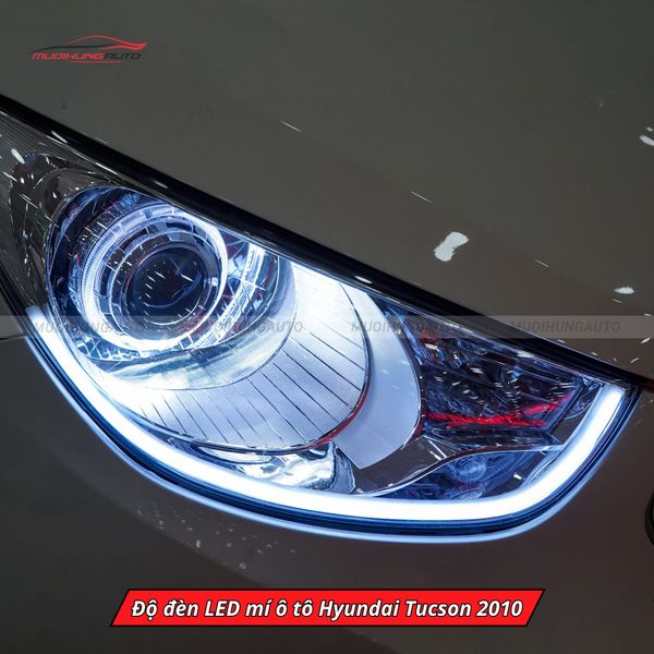 Độ Đèn LED Mí Ô Tô Hyundai Tucson 2010