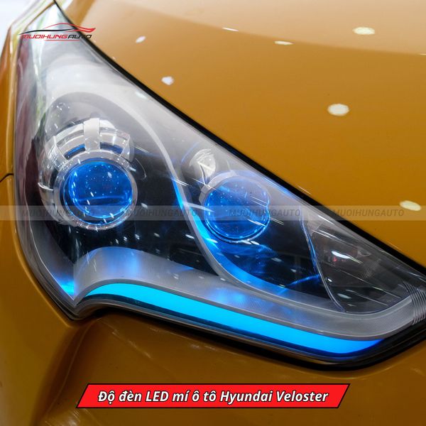 Độ Đèn LED Mí Ô Tô Hyundai Veloster