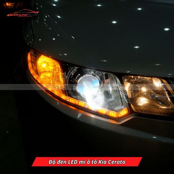 Độ Đèn LED Mí Ô Tô Kia Cerato