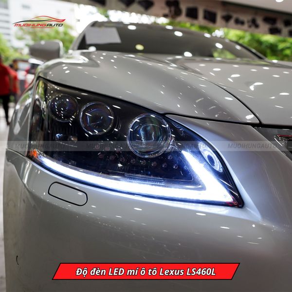 Độ Đèn LED Mí Ô Tô Lexus LS460L