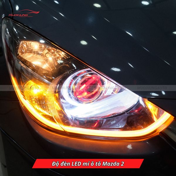 Độ Đèn LED Mí Ô Tô Mazda 2