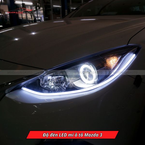 Độ Đèn LED Mí Ô Tô Mazda 3