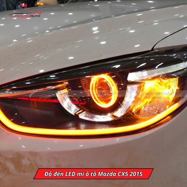Độ Đèn LED Mí Ô Tô Mazda CX5 2015