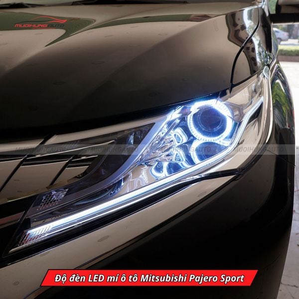 Độ Đèn LED Mí Ô Tô Mitsubishi Pajero Sport