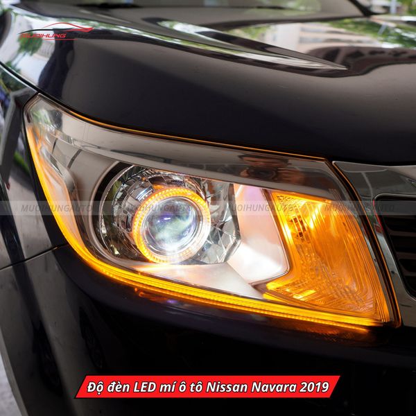 Độ Đèn LED Mí Ô Tô Nissan Navara 2019