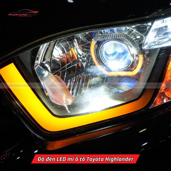 Độ Đèn LED Mí Ô Tô Toyota Highlander