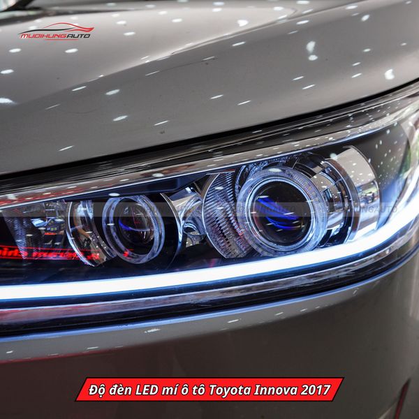 Độ Đèn LED Mí Ô Tô Toyota Innova 2017