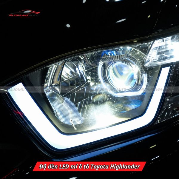 Độ Đèn LED Mí Ô Tô Toyota Highlander