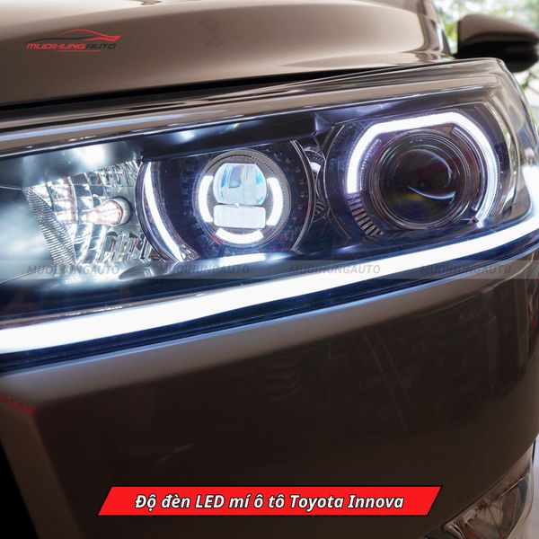 Độ Đèn LED Mí Ô Tô Toyota Innova