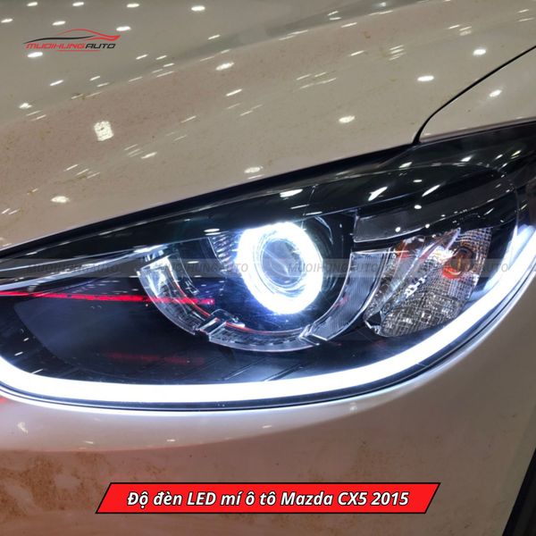 Độ Đèn LED Mí Ô Tô Mazda CX5 2015