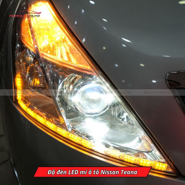 Độ Đèn LED Mí Ô Tô Nissan Teana